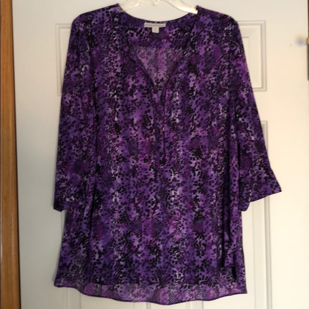 Bold Purple Dana Bachman Tunic
